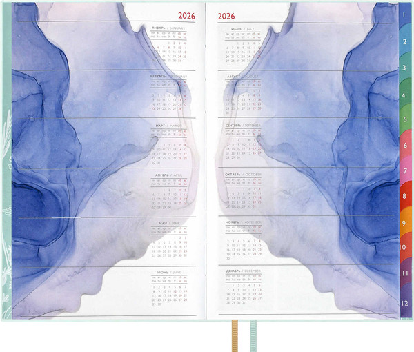 Изображение товара Еженедельник Escalada Джут 2026 / 70340 (96л, мятный)