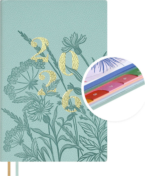 Изображение товара Еженедельник Escalada Джут 2026 / 70340 (96л, мятный)