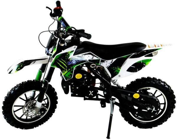 Изображение товара Мотоцикл Motax Minicross 50 PS (черный/белый/зеленый)