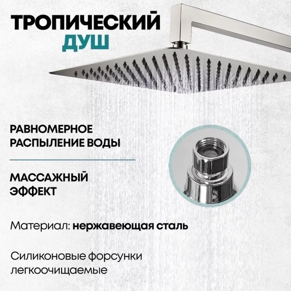 Изображение товара Душевая система со смесителем Grocenberg  GB5089NK-1