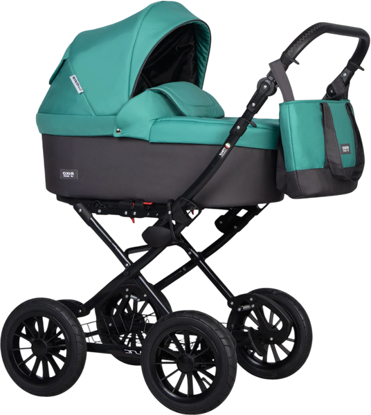 Изображение товара Детская универсальная коляска Riko Bella Classic 2025 2 в 1 (03 серый-малахит)