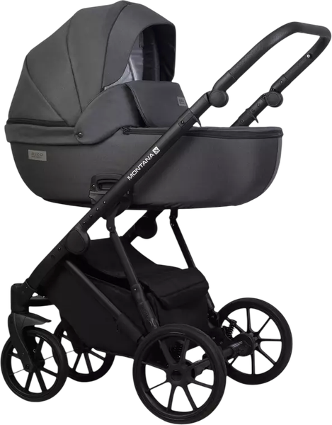 Изображение товара Детская универсальная коляска Riko Montana X 3 В 1 (53 темно-серый)