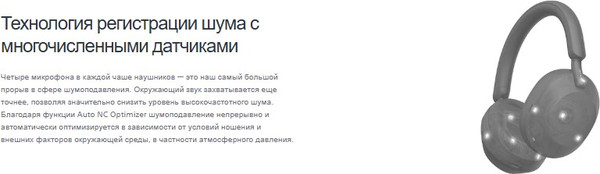 Изображение товара Беспроводные наушники Sony WH-1000XM5 (кремовый)