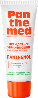 Изображение товара Крем для ног Panthemed Увлажняющий с Д-пантенолом (75мл)
