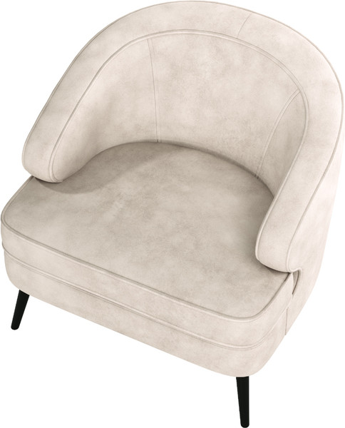 Изображение товара Кресло мягкое Олмеко Марсель (велюр Олимпия 003 бежевый)