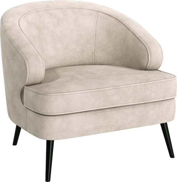 Изображение товара Кресло мягкое Олмеко Марсель (велюр Олимпия 003 бежевый)