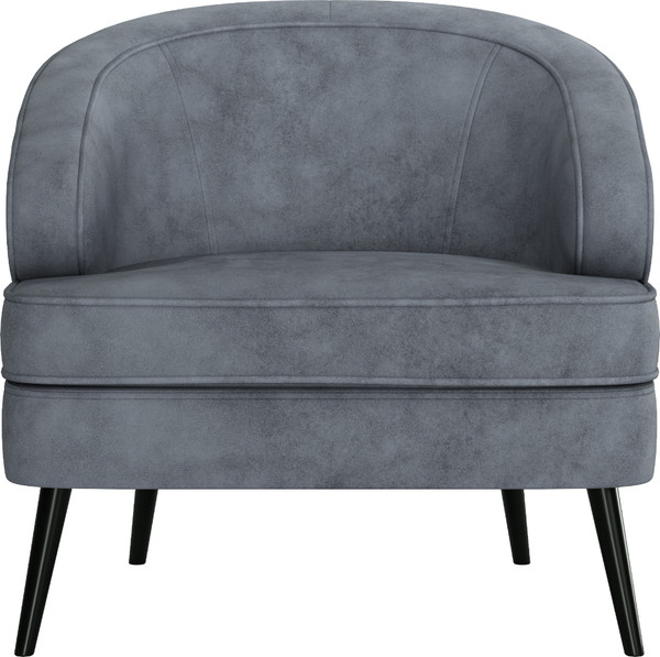 Изображение товара Кресло мягкое Олмеко Марсель (велюр Олимпия 068 графит)