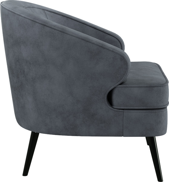 Изображение товара Кресло мягкое Олмеко Марсель (велюр Олимпия 068 графит)