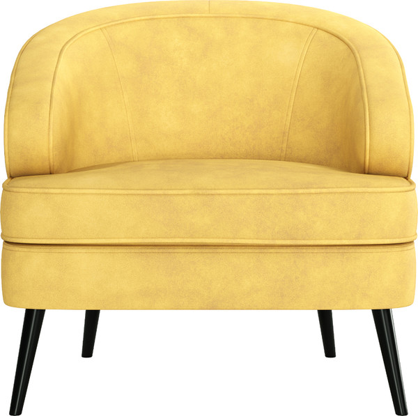 Изображение товара Кресло мягкое Олмеко Марсель (велюр Олимпия 170 горчичный)