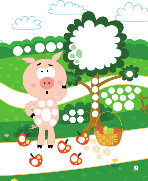 Изображение товара Раскраска АСТ Котенок Котэ. Рисуем пальчиками. 1-3 года, мягкая обложка