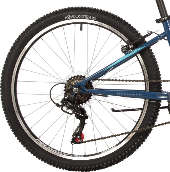 Изображение товара Велосипед Novatrack 24 Racer / 24SHV.RACER.12DGN23 (12, синий/зеленый, разобранный, в коробке)