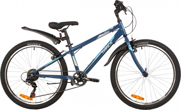 Изображение товара Велосипед Novatrack 24 Racer / 24SHV.RACER.12DGN23 (12, синий/зеленый, разобранный, в коробке)