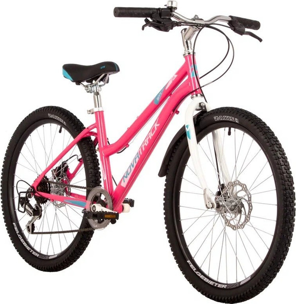 Изображение товара Велосипед Novatrack 24 Jenny / 24SHD.JENNY.14PN23 (розовый, разобранный, в коробке)