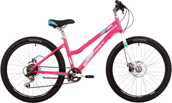 Изображение товара Велосипед Novatrack 24 Jenny / 24SHD.JENNY.14PN23 (розовый, разобранный, в коробке)