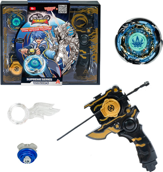 Изображение товара Игровой набор Infinity Nado Волчок Суприм. Whisker. Небесный Вихрь / 68700