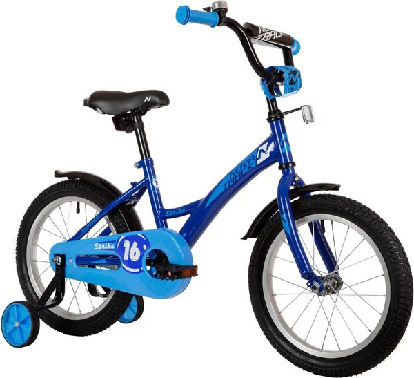 Изображение товара Детский велосипед Novatrack Strike 163STRIKE.BL22 (разобранный, в коробке)