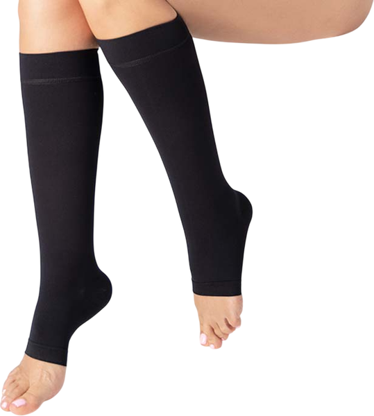 Изображение товара Гольфы компрессионные Trives с открытым носком 1кл / ТК.910 (р.3, черный)