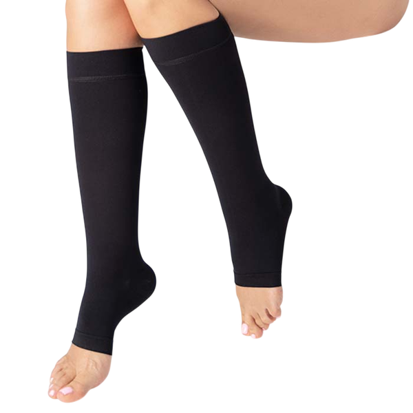 Изображение товара Гольфы компрессионные Trives с открытым носком 1кл / ТК.910 (р.6, черный)