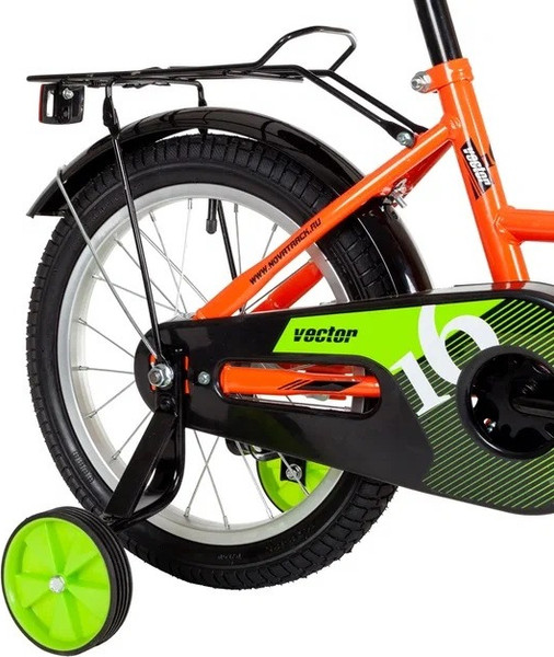 Изображение товара Детский велосипед Novatrack Vector / 163VECTOR.OR22 (разобранный, в коробке)