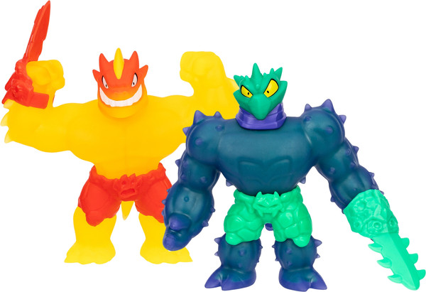 Изображение товара Набор сквишей GooJitZu Пламенный Блейзагот Vs Кактикус Метеор Мэднесс / 67959