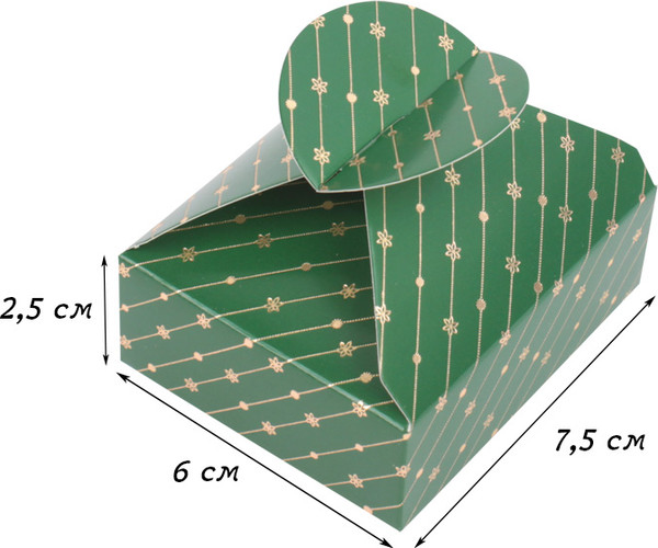 Изображение товара Набор коробок подарочных Darvish 6x7.5x2.5 см / DV-14651 (4 шт, ассорти)
