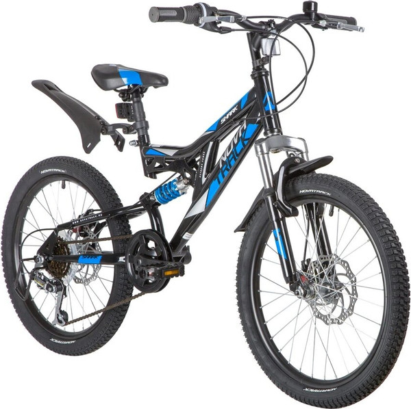 Изображение товара Детский велосипед Novatrack Shark 20SS6D.SHARK.BK20 (разобранный, в коробке)