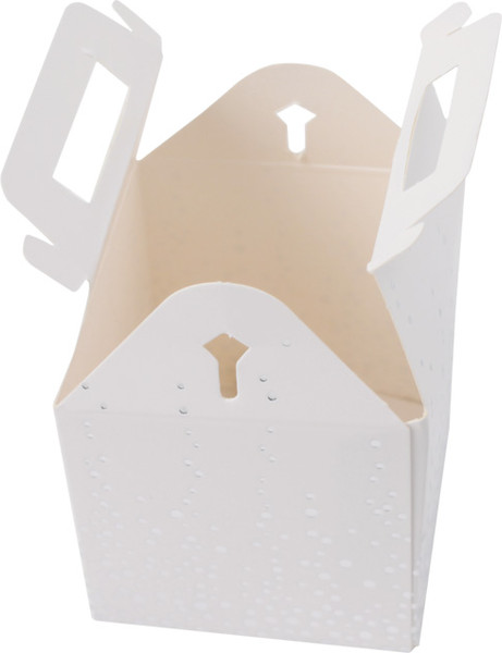 Изображение товара Набор коробок подарочных Darvish Mini 5x5x5 см / DV-14648-1 (4 шт, белый/серебро)