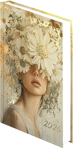 Изображение товара Ежедневник Феникс+ Золотая эстетика 2026 / 71536 (160л)