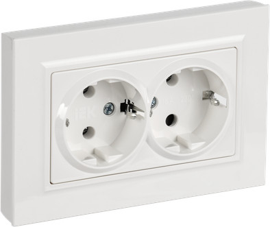 Изображение товара Розетка IEK Brite BR-R27-16-K01-F (белый)