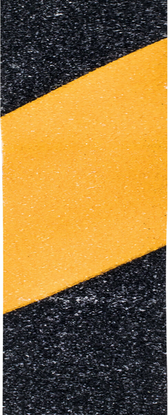 Изображение товара Скотч противоскользящий Brauberg 50ммx20м / 606775 (черный/желтый)