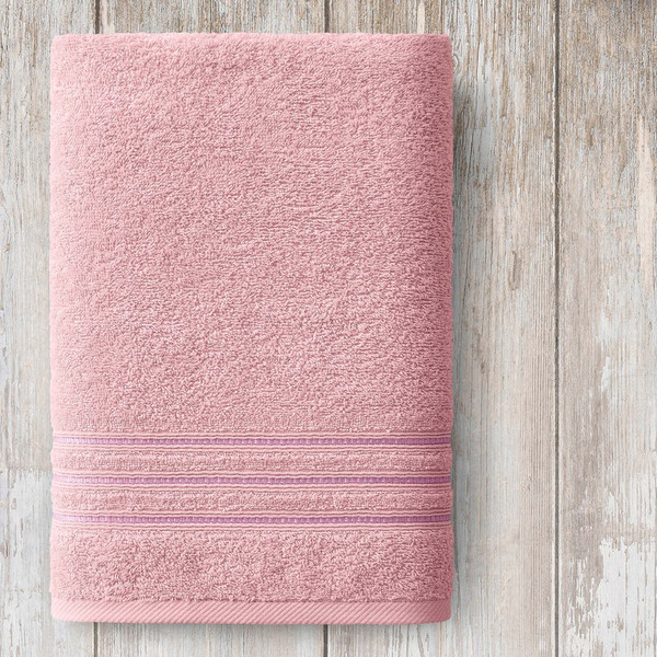 Изображение товара Полотенце Самойловский текстиль МХ40 70/140 Верона V 00 / 928172 (чайная роза /бордюр)