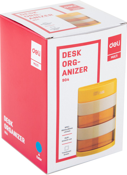 Изображение товара Органайзер настольный Deli Multi / 904 (желтый)