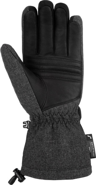 Изображение товара Перчатки лыжные Reusch Conan R-Tex Xt / 6401235_7015 (р.10.5, Black Mellange/Black)