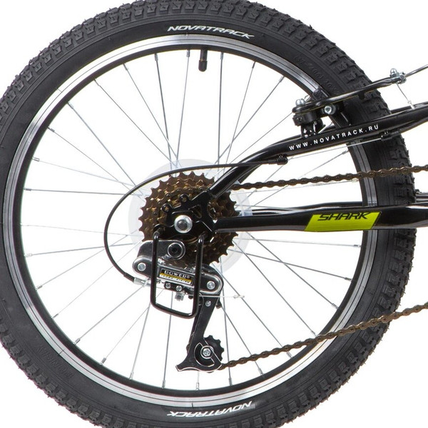 Изображение товара Детский велосипед Novatrack Shark 20SS6V.SHARK.BL20 (разобранный, в коробке)