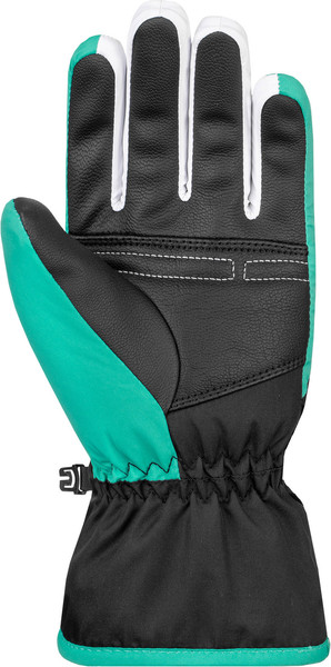 Изображение товара Перчатки лыжные Reusch Alan Junior / 6461115_7309 (р.6, Black/Vir Green/White)