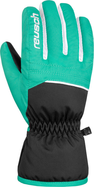 Изображение товара Перчатки лыжные Reusch Alan Junior / 6461115_7309 (р.6.5, Black/Vir Green/White)