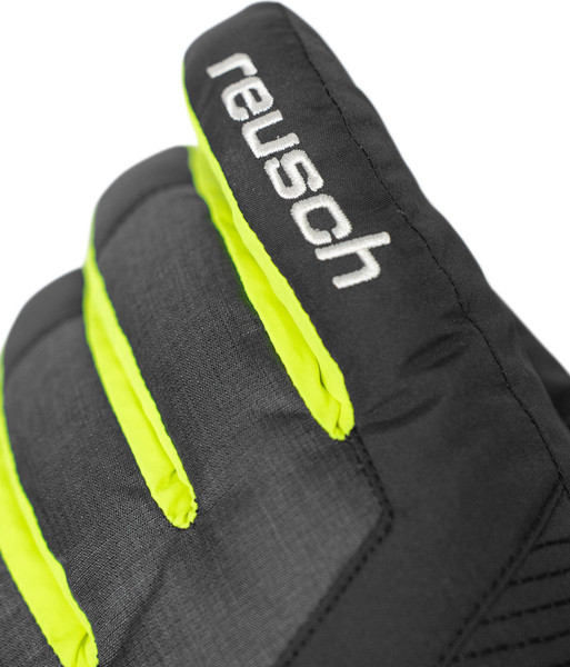 Изображение товара Перчатки лыжные Reusch Bennet R-Tex Xt Junior / 6461206-7686 (р.5, Black/Black Mellange/Safety Yellow)