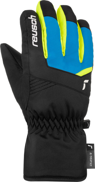 Изображение товара Перчатки лыжные Reusch Bennet R-Tex Xt Junior / 6461206_7002 (р.5.5, Black/Brilliant Blue/Safety Yellow)