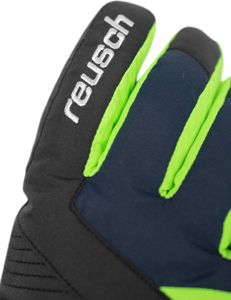 Изображение товара Перчатки лыжные Reusch Bennet R-Tex Xt Junior / 6461206_7712 (р.4.5, Black/Dress Blue/Neon Green)