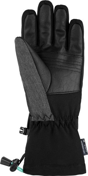 Изображение товара Перчатки лыжные Reusch Lando R-Tex Xt Junior / 6161243_7695 (р.3.5, Black/Black Mellange/Cabbage)