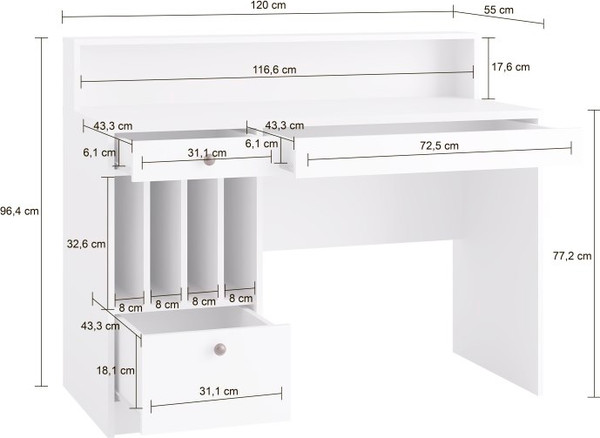 Изображение товара Письменный стол Involux Sale 212S005 (белый)