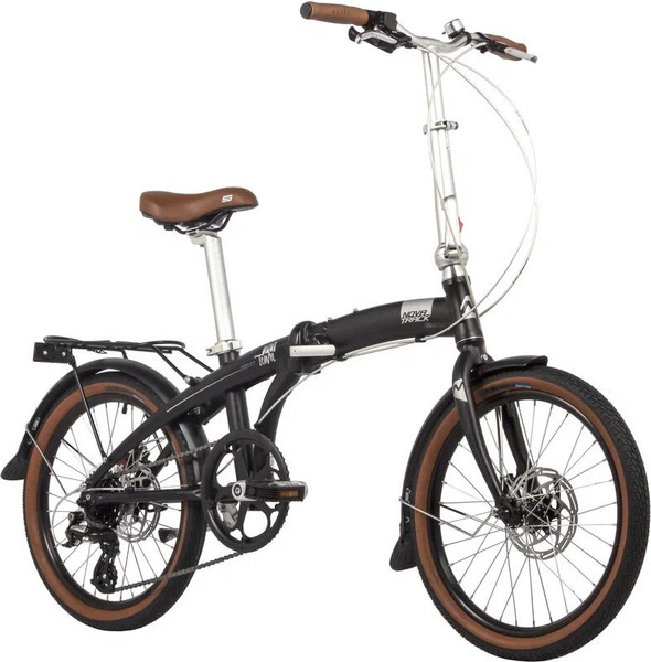 Изображение товара Велосипед Novatrack Town 20AFD.TOWN.BK4 (черный, разобранный, в коробке)