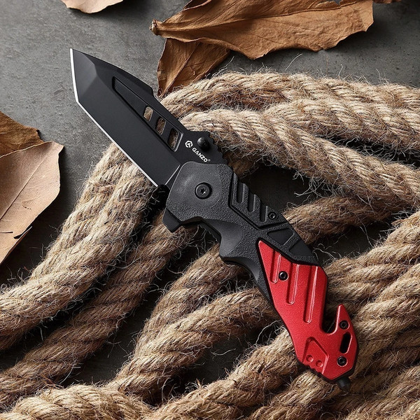 Изображение товара Нож складной GANZO G629-RD (черный/красный)