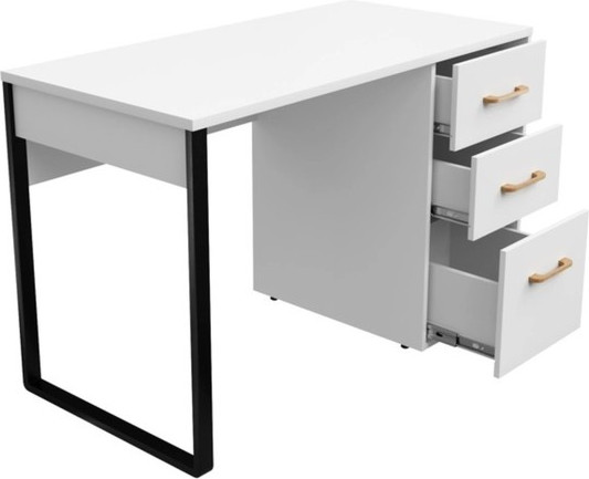 Изображение товара Письменный стол Involux Sale 7062 (белый премиум/металл черный)