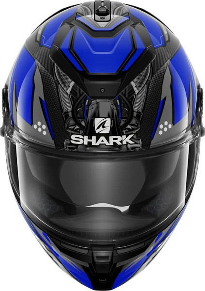 Изображение товара Мотошлем Shark Helmets Spartan GT Carbon Urikan / HE7012E-DBW-XL (XL, черный/синий)