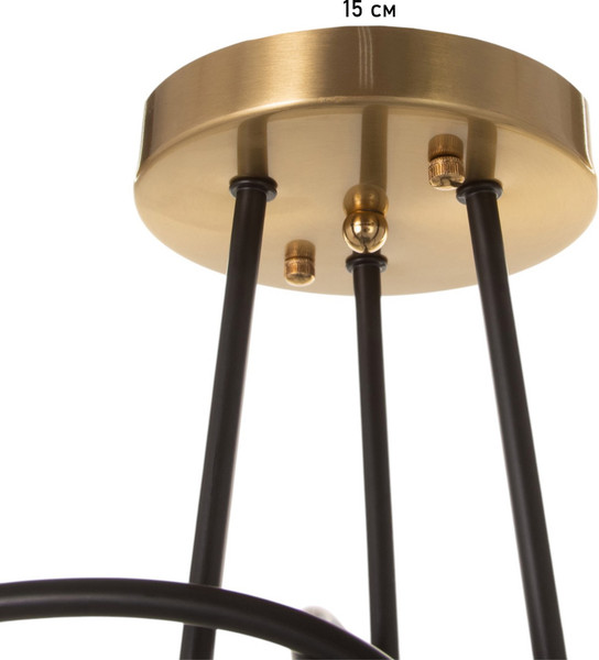 Изображение товара Люстра BayerLux Узел / 10777404 (черный/латунь)