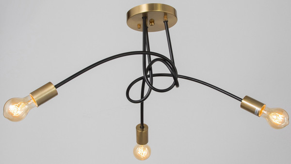 Изображение товара Люстра BayerLux Узел / 10777404 (черный/латунь)
