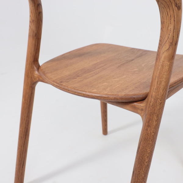 Изображение товара Стул ПМЦ Милина (дуб натуральный/покрытие коньяк)