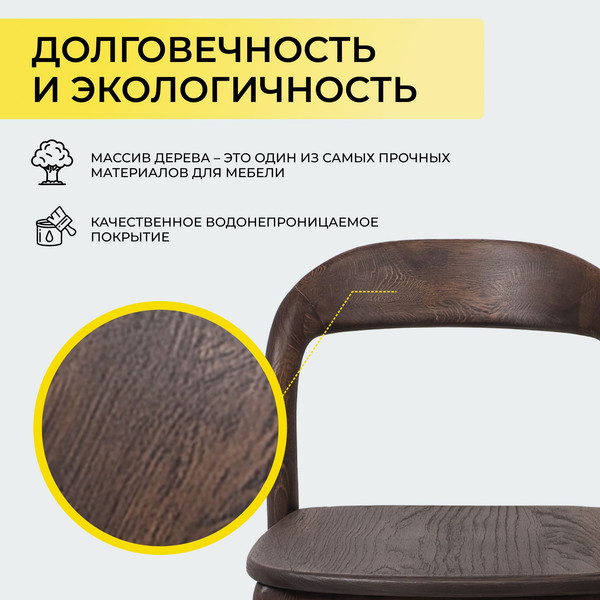 Изображение товара Стул ПМЦ Милина (дуб натуральный/покрытие рич)