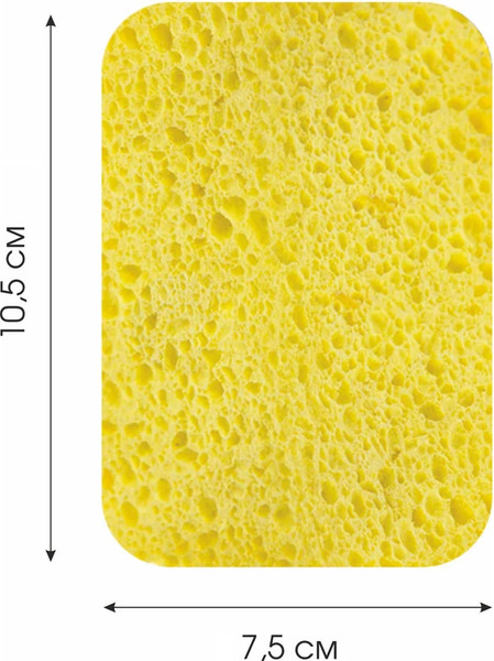 Изображение товара Набор губок хозяйственных You'll love Целлюлозные с ретикулированным поролоном / 75084 (2шт)